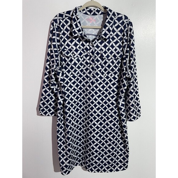 Vineyard Vines Dresses & Skirts - Vineyard Vines Dress 2X Performance Golf Beach Coverup Resort Cruise Travel